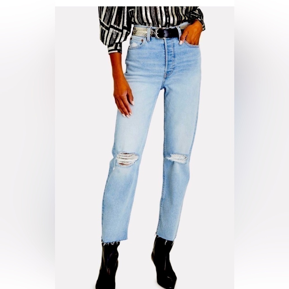RE/DONE 70s High-Rise Stove Pipe Jeans Woman’s 29
